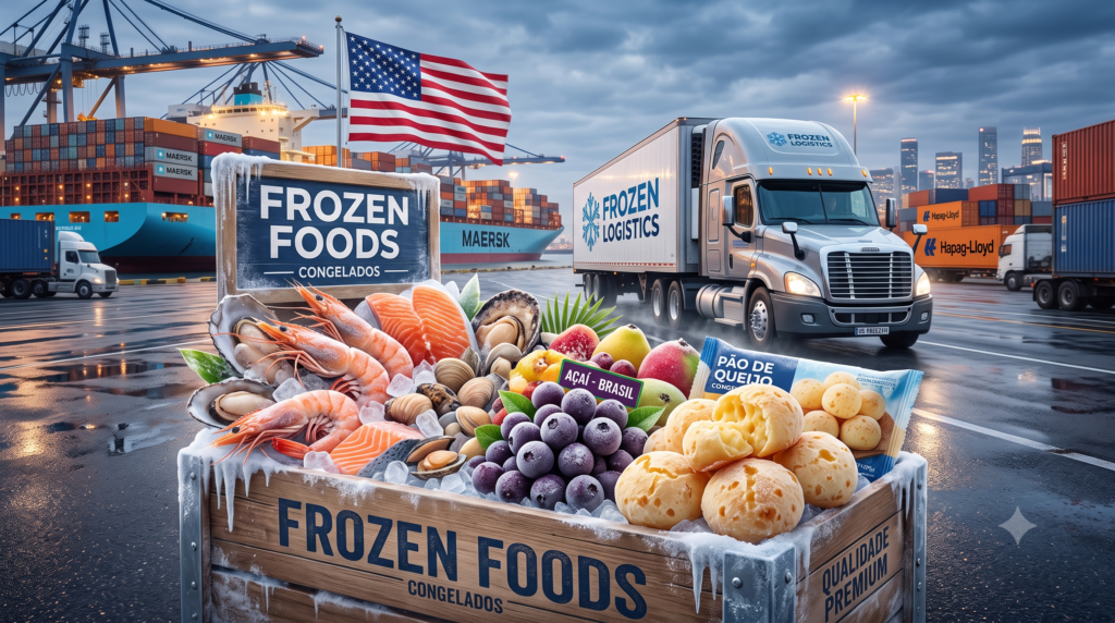 Importação de Alimentos Congelados para os EUA: Guia Completo de Regras FDA, USDA e FSVP